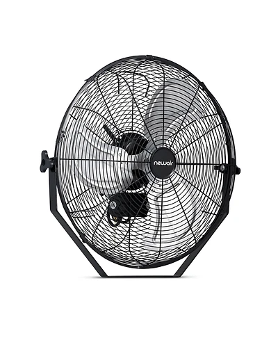 Newair 20" High Velocity Wall Mount Fan, Heavy Duty Waterproof Outdoor Fan, Adjustable Tilt and 3 Speeds up to 4650 Cfm, Pull Chain Switch | Wall