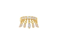 Cubic Zirconia Dangle Band Ring