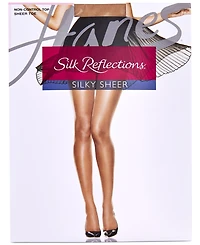 Hanes Silk Reflections Sheer Toe Pantyhose