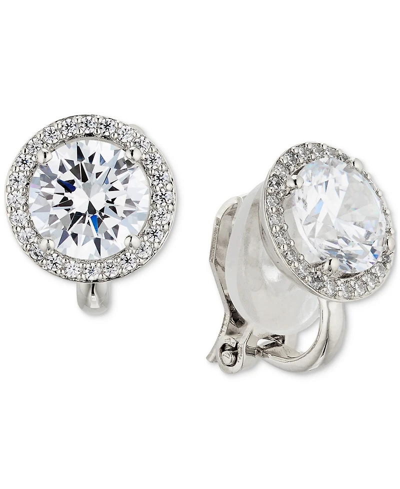 Eliot Danori Crystal Halo Clip Earrings