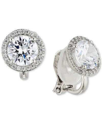 Eliot Danori Crystal Halo Clip Earrings
