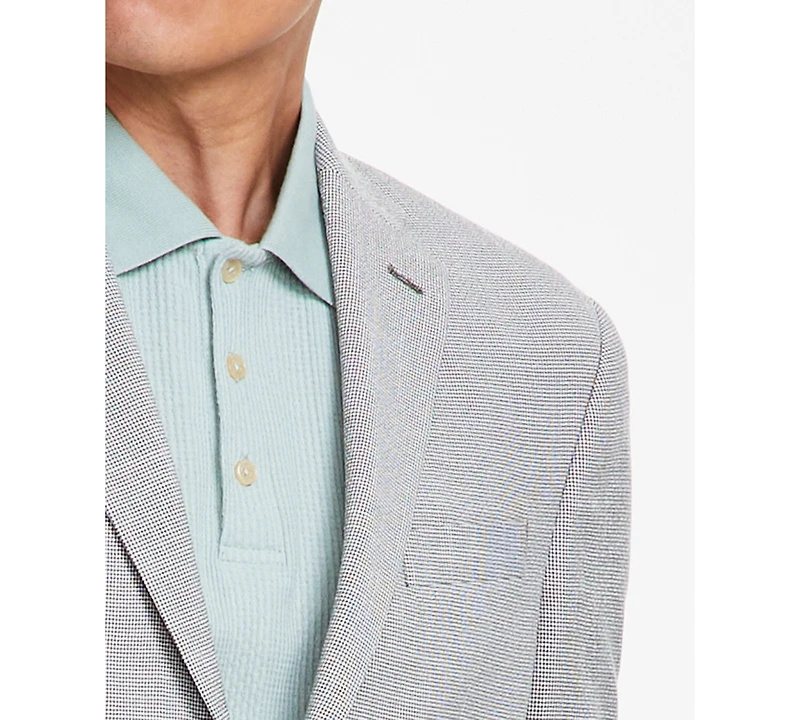 Kenneth Cole Reaction Men's Slim-Fit Mini-Houndstooth Suit