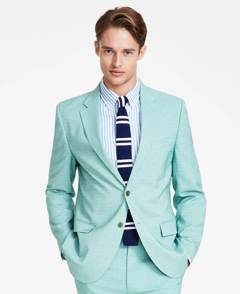Nautica Men's Modern-Fit Seasonal Cotton Stretch Suit