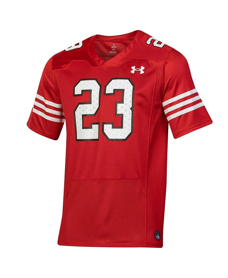 Men's Under Armour #23 Red Texas Tech Raiders Throwback Replica Jersey