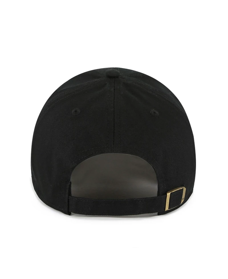 Men's '47 Brand Black Pittsburgh Pirates 2023 City Connect Clean Up Adjustable Hat