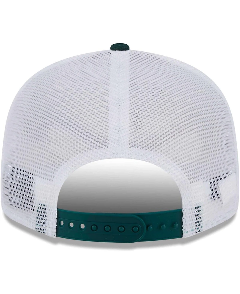 Men's New Era Green Oakland Athletics Tear Trucker 9FIFTY Snapback Hat