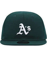 Infant Boys and Girls New Era Green Oakland Athletics My First 9FIFTY Adjustable Hat