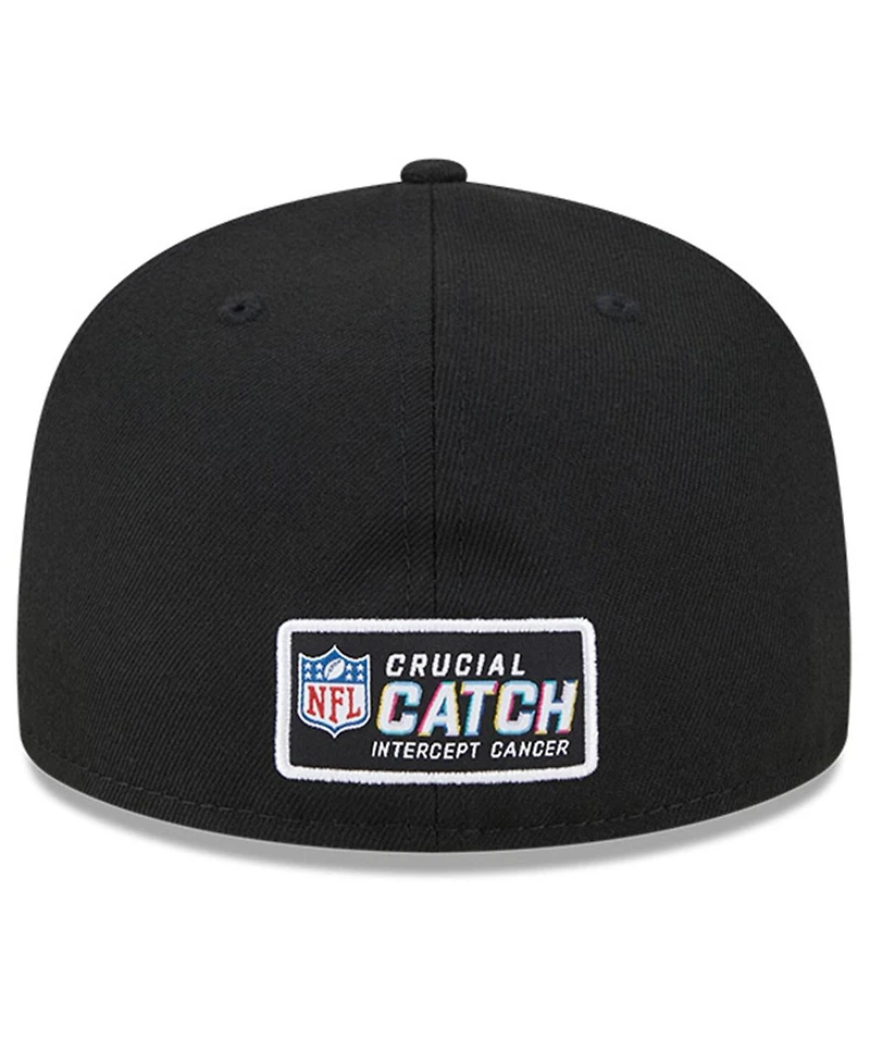 Men's New Era Black York Jets 2023 Nfl Crucial Catch 59FIFTY Fitted Hat