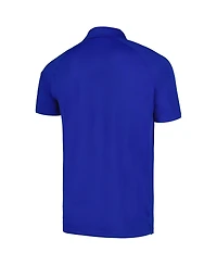 Men's LevelWear Royal Milwaukee Brewers Sector Batter Up Raglan Polo Shirt