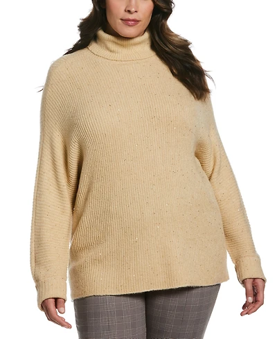 Ella Rafaella Plus Sequin Long Sleeve Sweater
