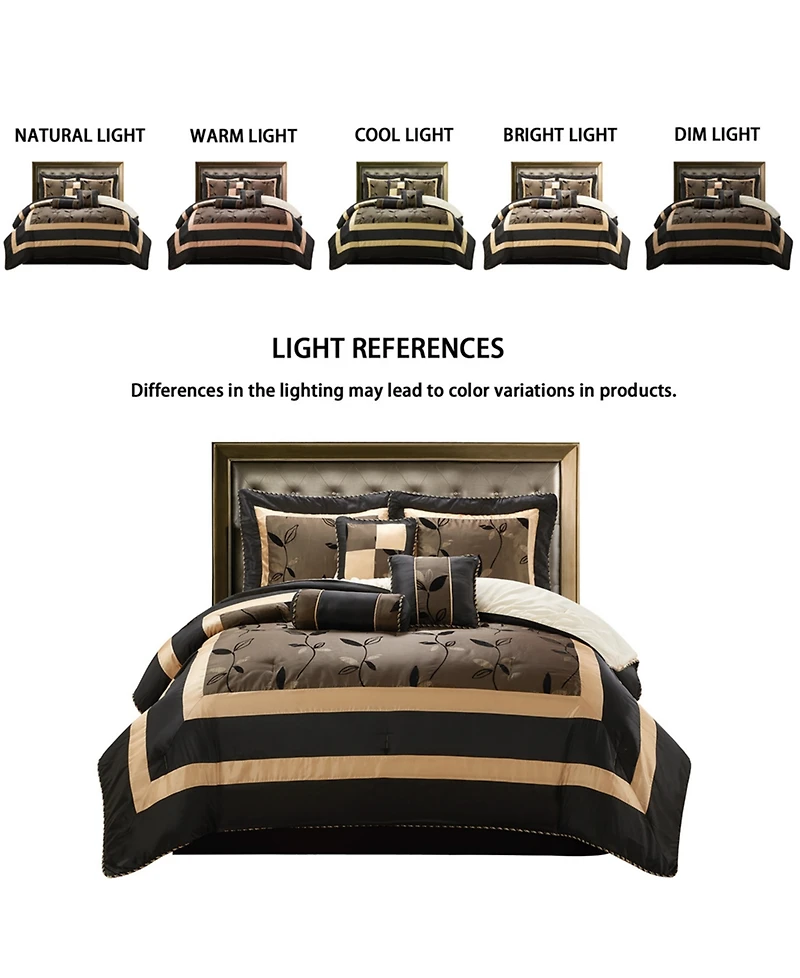 Stratford Park Pastora 7-Piece Comforter Set, California King