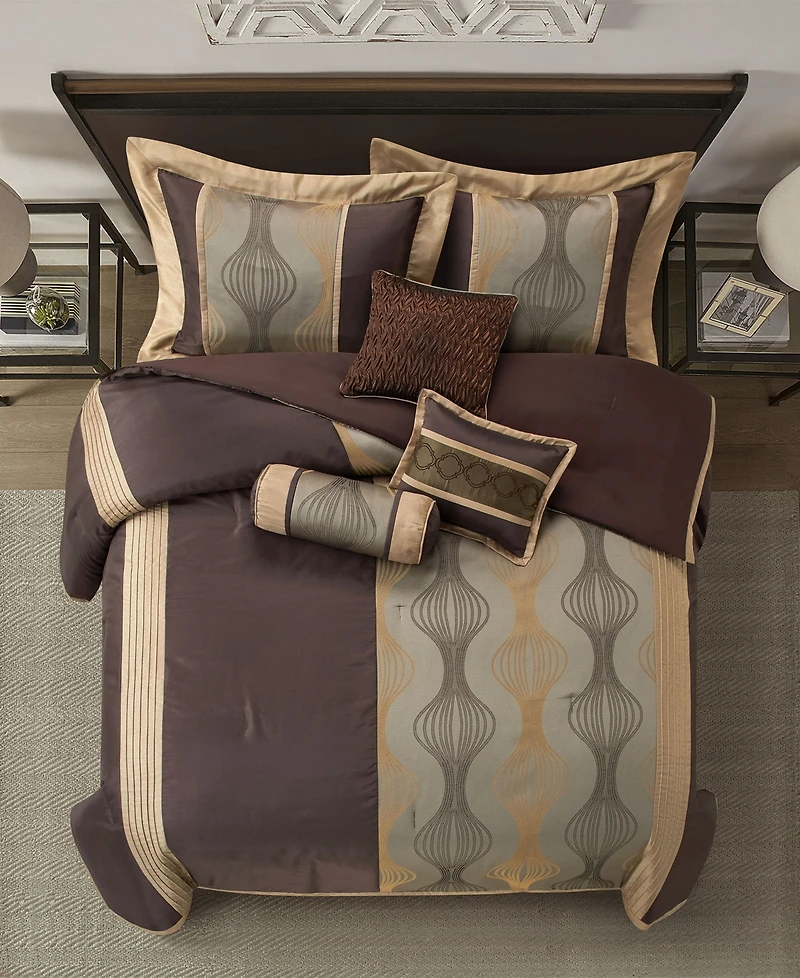 Stratford Park Kath 7-Piece Comforter Set, California King