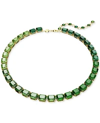 Swarovski Millenia Gold-Tone Crystal Necklace, 16-3/4"