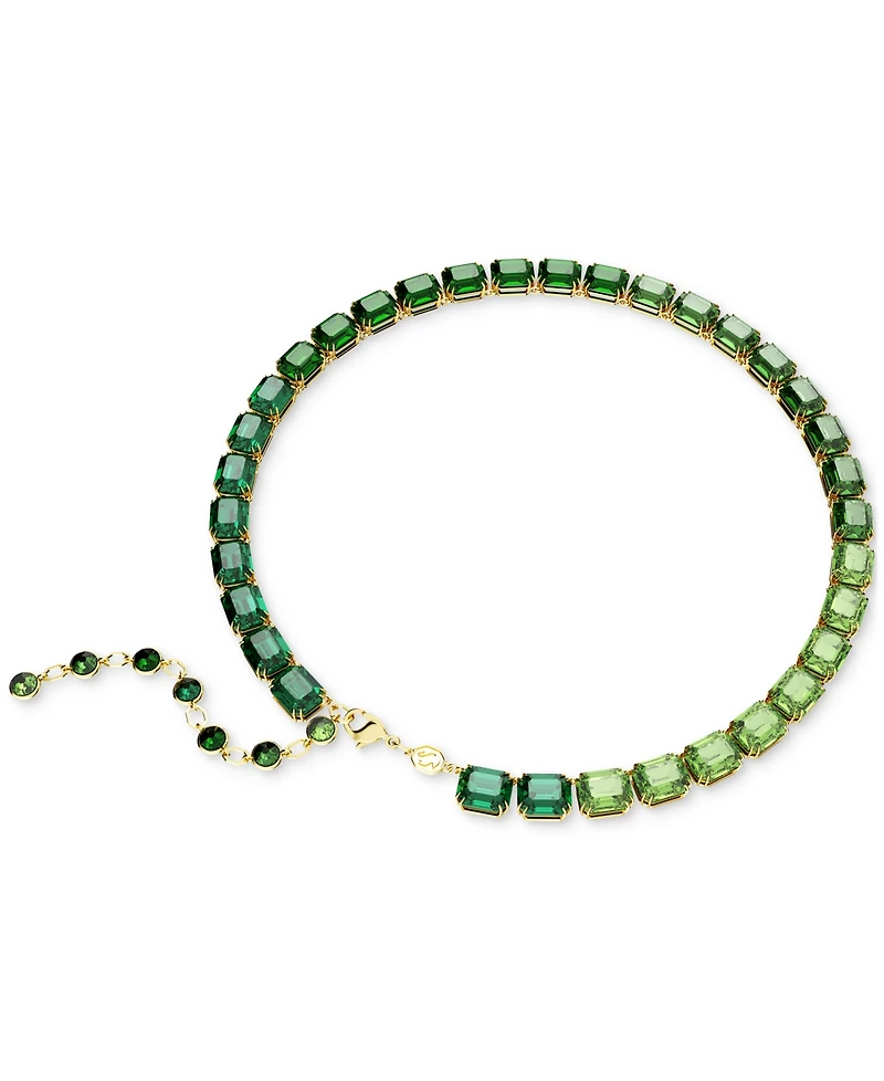 Swarovski Millenia Gold-Tone Crystal Necklace, 16-3/4"