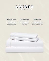 Lauren Ralph Spencer 300 Thread Count Sateen Border Pillowcase Pair