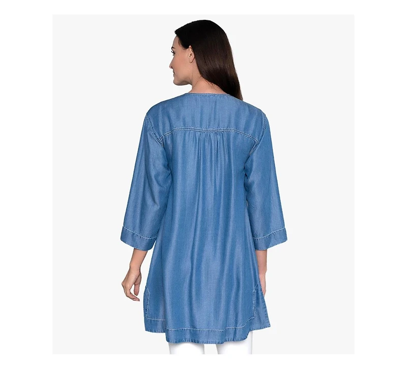 Stella Carakasi Women's Ultimate Tunic Tencel Denim