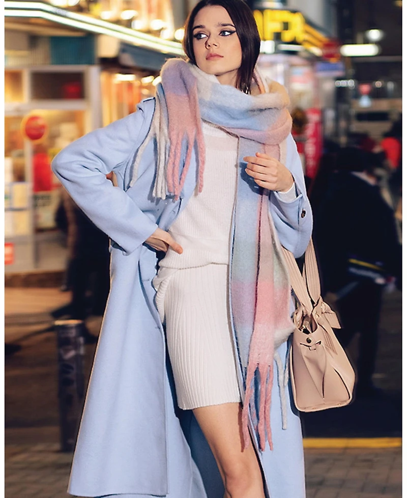 Belle & Bloom Vail Checkered Scarf