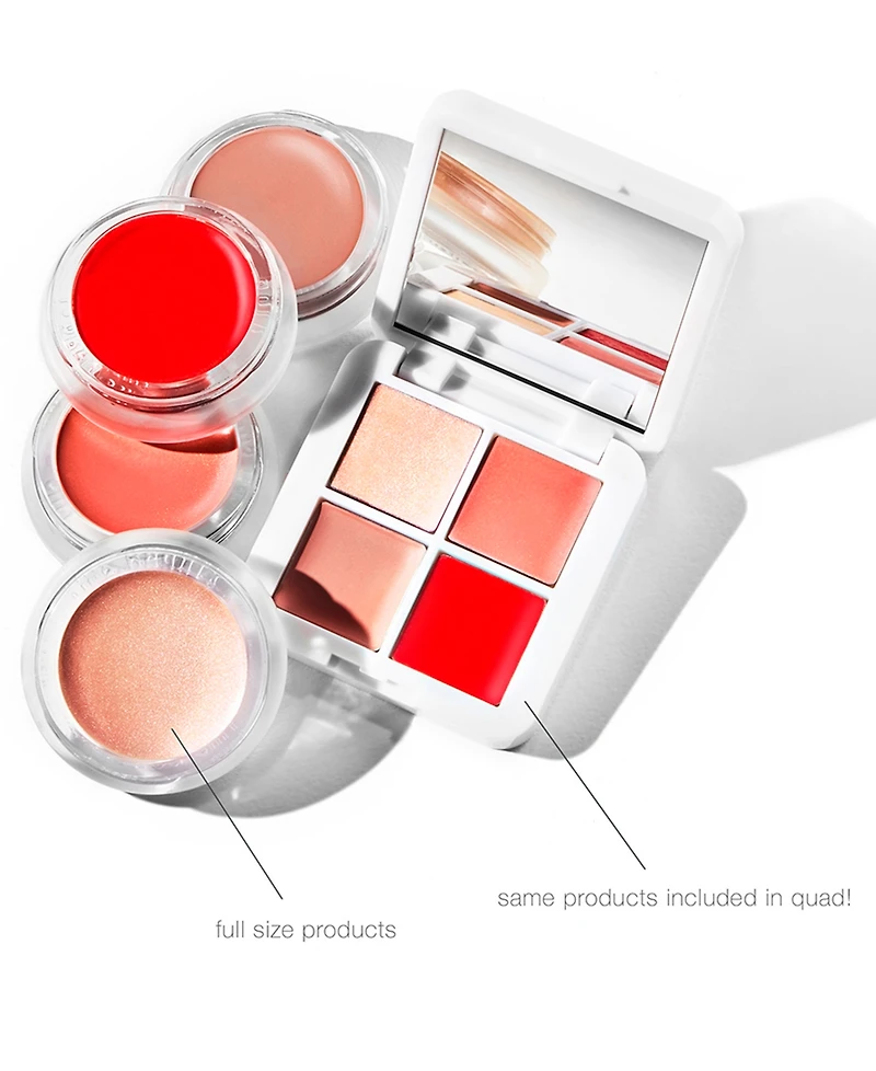 Rms Beauty Lip2Cheek Glow Quad Mini Palette
