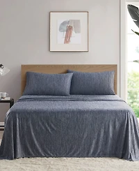 Urban Habitat Comfort Cool Jersey Knit Nylon Blend 3-Piece Sheet Set, Twin