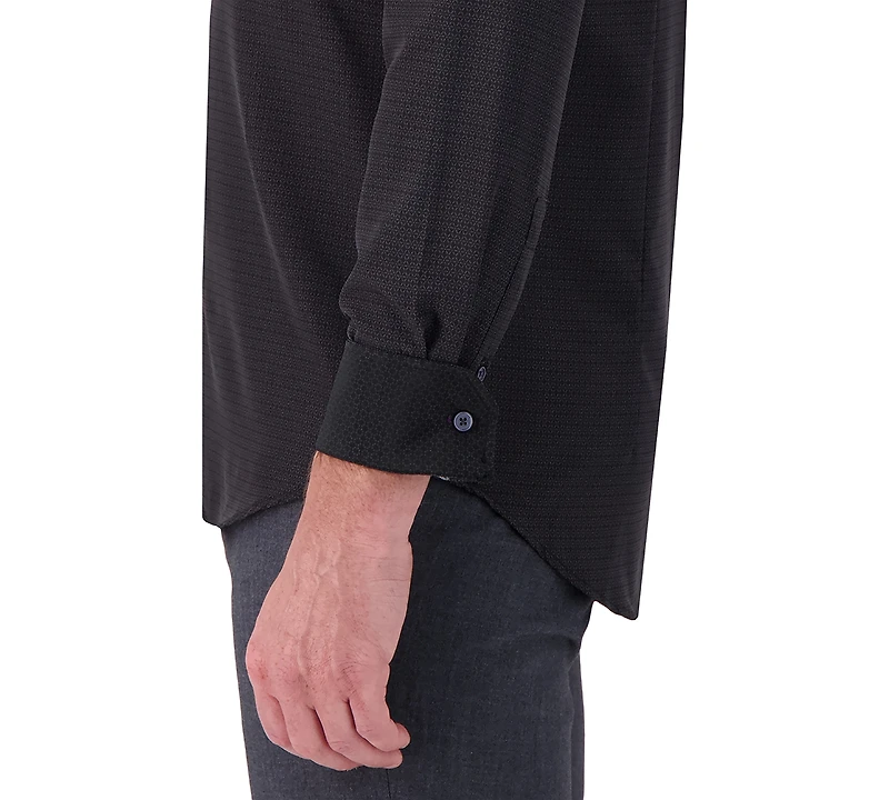 Report Collection Men's Slim-Fit Tonal-Print Shirt