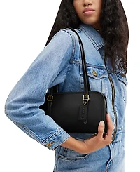 Coach The Originals Small Leather Double Strap Shoulder Bag