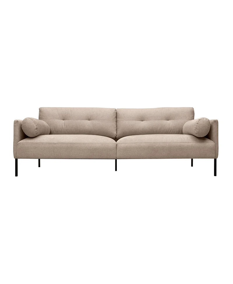 Armen Living Michalina 84" Polyester, Nylon with Metal Legs Sofa