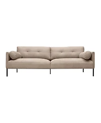 Armen Living Michalina 84" Polyester, Nylon with Metal Legs Sofa
