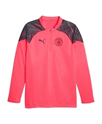 Men's Puma Red Manchester City 2023/24 Quarter-Zip Training Top