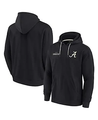Men's and Women's Fanatics Signature Black Alabama Crimson Tide Super Soft Fleece Pullover Hoodie