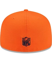 Men's New Era Orange Denver Broncos Main 59FIFTY Fitted Hat
