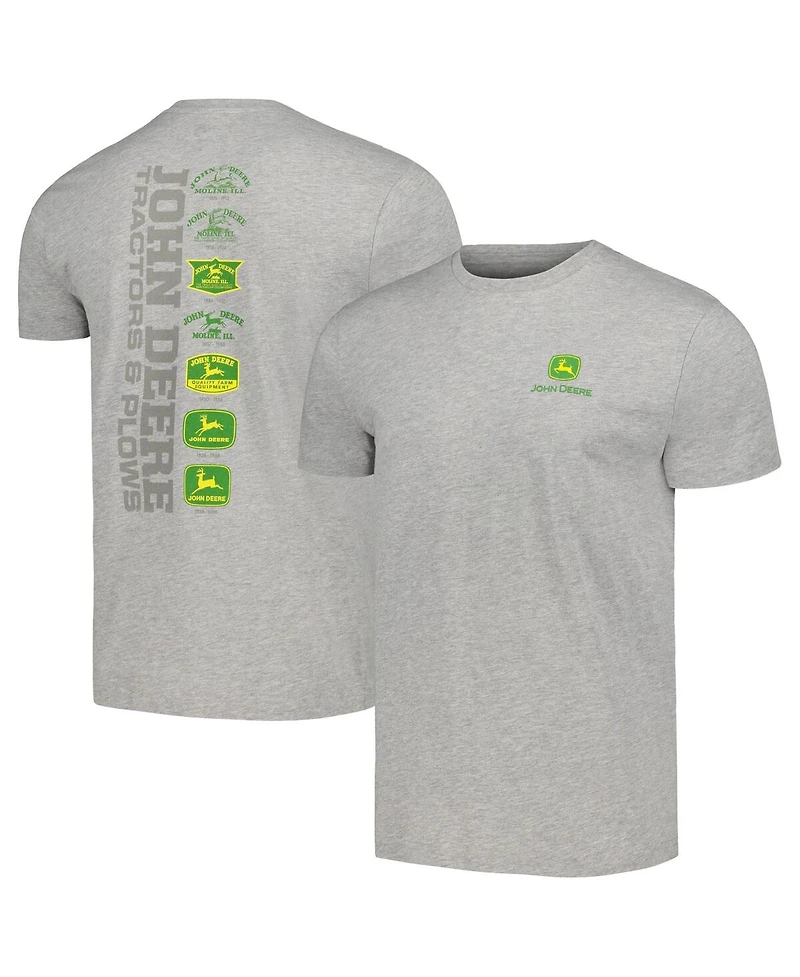 Men's and Women's Top of the World Heather Gray John Deere Classic Trademark History T-shirt