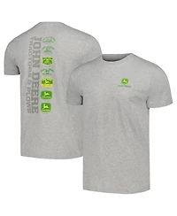 Men's and Women's Top of the World Heather Gray John Deere Classic Trademark History T-shirt