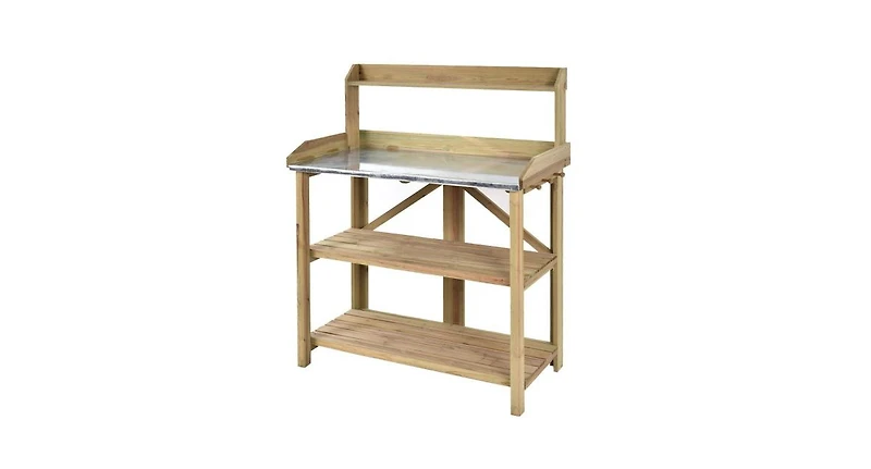 Garden Wooden Plant Bench Work Station