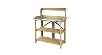 Garden Wooden Plant Bench Work Station