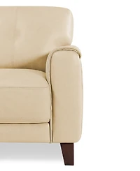 Closeout! Ashlinn 94" 3-Pc. Pastel Leather Sectional, Created for Macy's