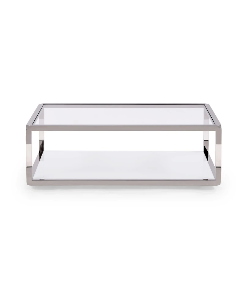 Jasper 48" Glass Coffee Table