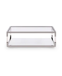 Jasper 48" Glass Coffee Table