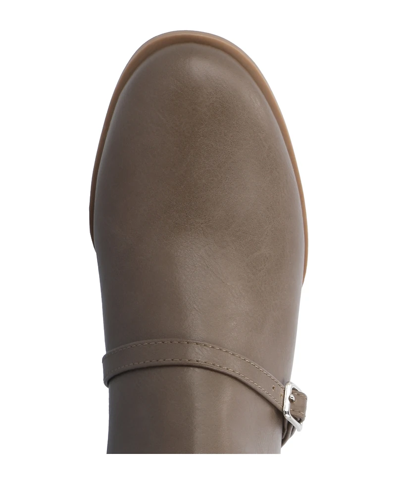 Journee Collection Women's Elettra Regular Calf Boots