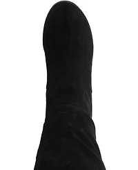Journee Collection Women's Romilly Round Toe Block Heel Knee High Boots