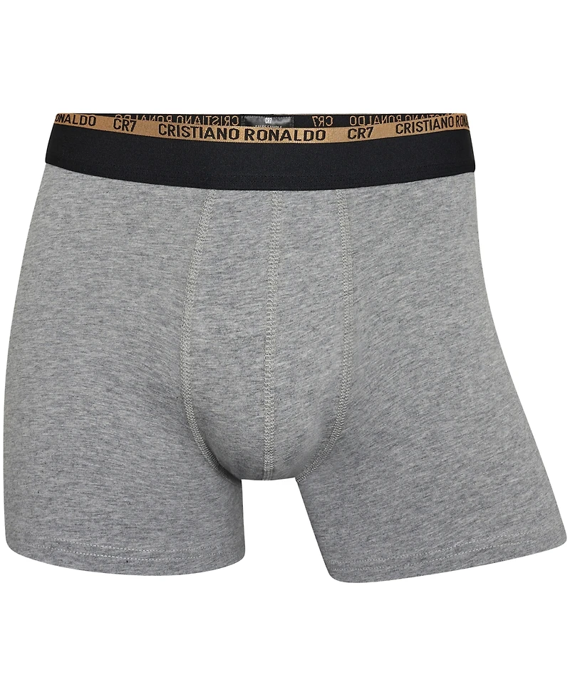 CR7 Men's Cotton Blend Comfort Waistband Trunks 10th Anniversary Gift-Box, Pack of 7