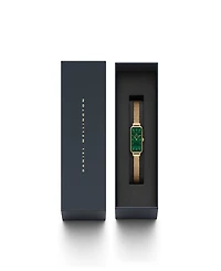Daniel Wellington Women's Quadro Evergold Gold-Tone Stainless Steel Watch 20 x 26mm