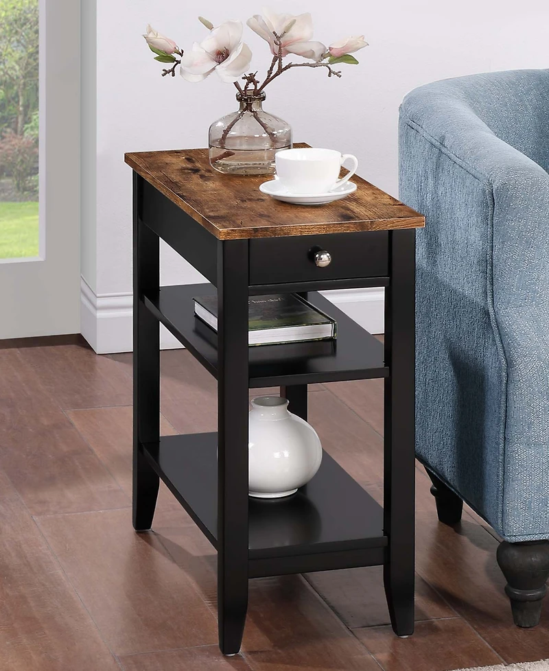 Convenience Concepts 23.5" Mdf Ah 1 Drawer Chairside End Table