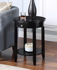 Convenience Concepts 18.25" Rubber wood Ah Baldwin End Table