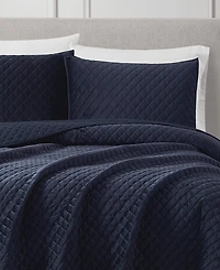Royal Velvet Diamond Velvet 2 Piece Quilt Set, Twin/Twin Xl