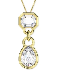 Swarovski Gold-Tone Mixed Crystal Pendant Necklace, 15-3/4" + 2-3/4"