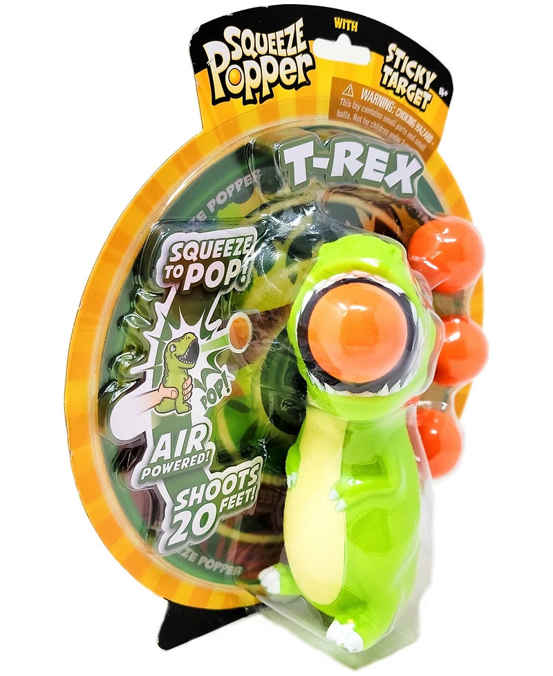 Hog Wild T-Rex Squeeze Popper with Sticky Target
