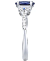 Citrine (1 ct. t.w.) & Lab-Grown White Sapphire (1/4 Ring 14k Gold-Plated Sterling Silver (Also Additional Gemstones)