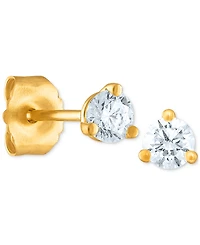 Certified Near Colorless Diamond Stud Earrings (1/3 ct. t.w.) in 18k White or Yellow Gold
