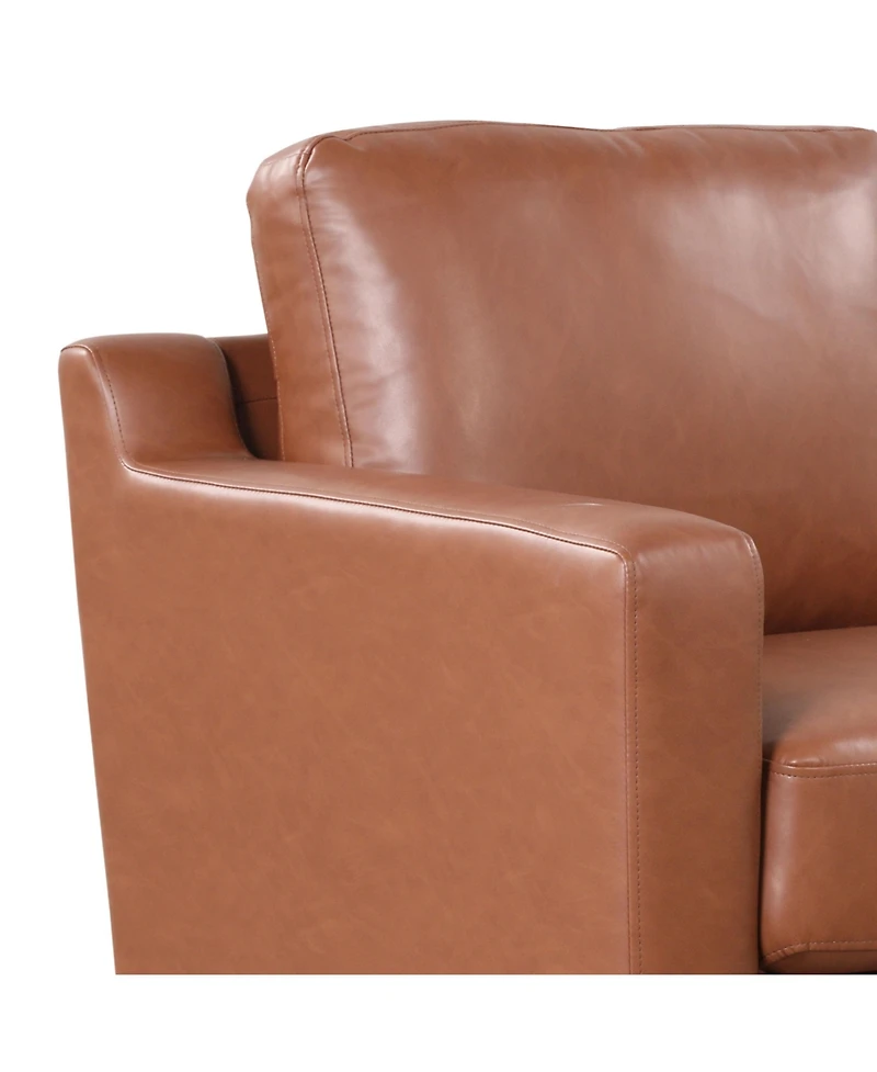 Serta 78" Faux Leather Francis Sofa