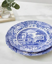 Spode Blue Italian Salad Plates, Set of 8